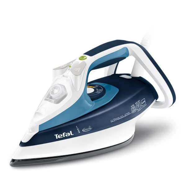 Tefal FV4790E0 Dry & Steam iron Ultragliss soleplate 2400W Blau, Weiß Bügeleisen