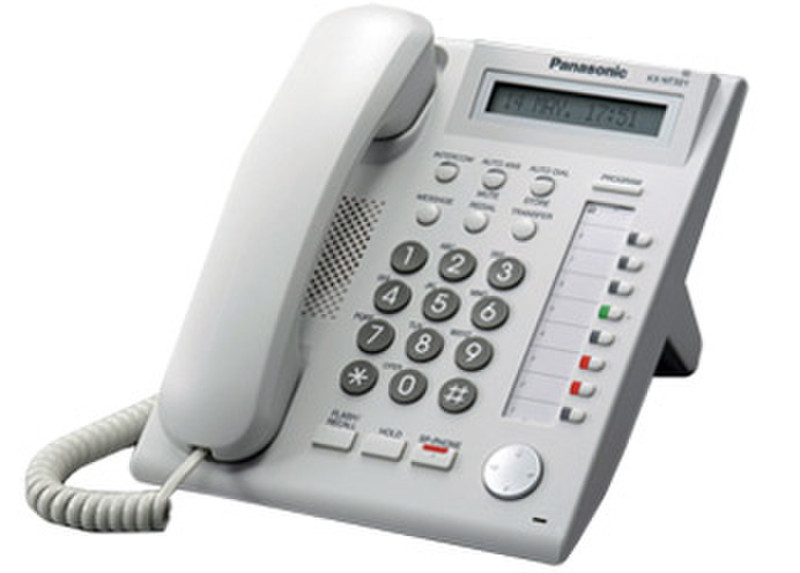 Panasonic NT321X Проводная телефонная трубка 1линий ЖК Белый