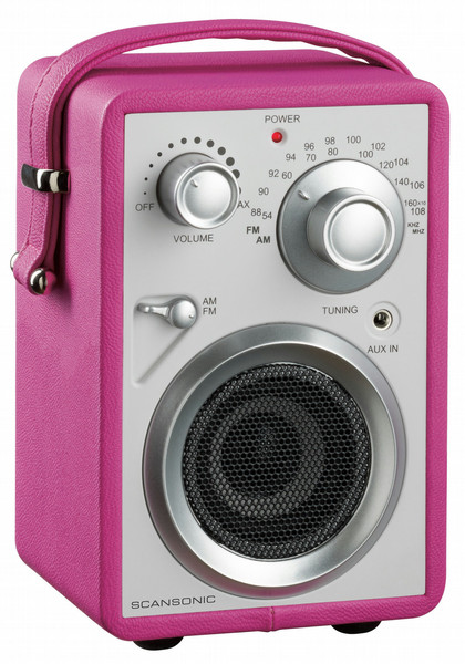 Scansonic 631703 Portable Analog Pink
