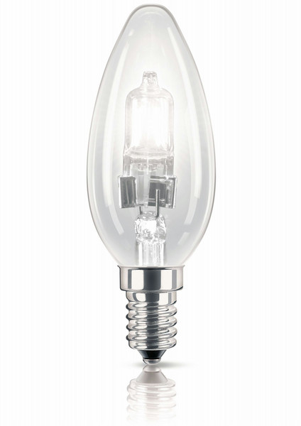 Philips EcoClassic Candle lamp 872790086268300 18W E14 C Clear halogen bulb