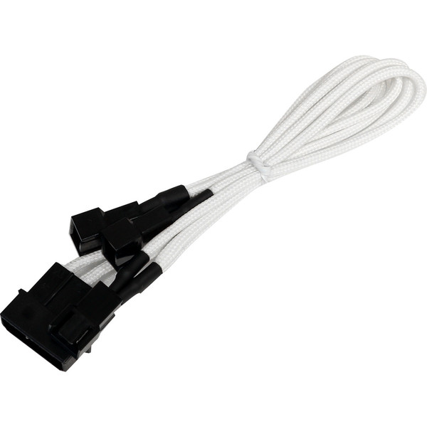 Aerocool EN54973 4-pin 3x 3-pin Черный, Белый кабельный разъем/переходник