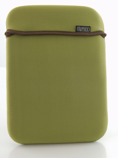 Sweex 10” Neoprene Netbook Sleeve Twin Color Sunset Green/Brown 10Zoll Sleeve case Grün