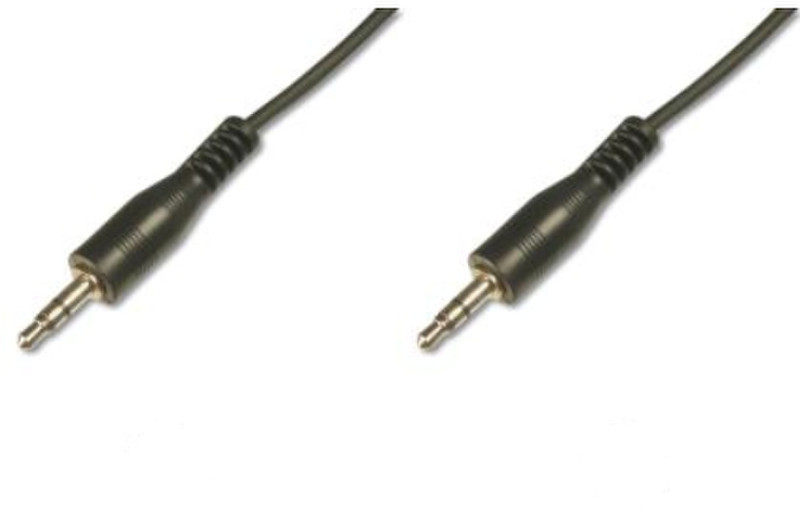 Digitus 1.5m Audio 3.5mm 1.5m 3.5mm 3.5mm Black audio cable