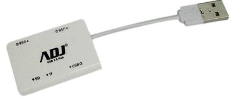 Adj 141-00009 USB 2.0 White card reader