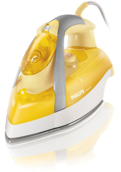 Philips 3300 series GC3335/07 Steam iron SteamGlide soleplate 2300W Grey,White,Yellow iron