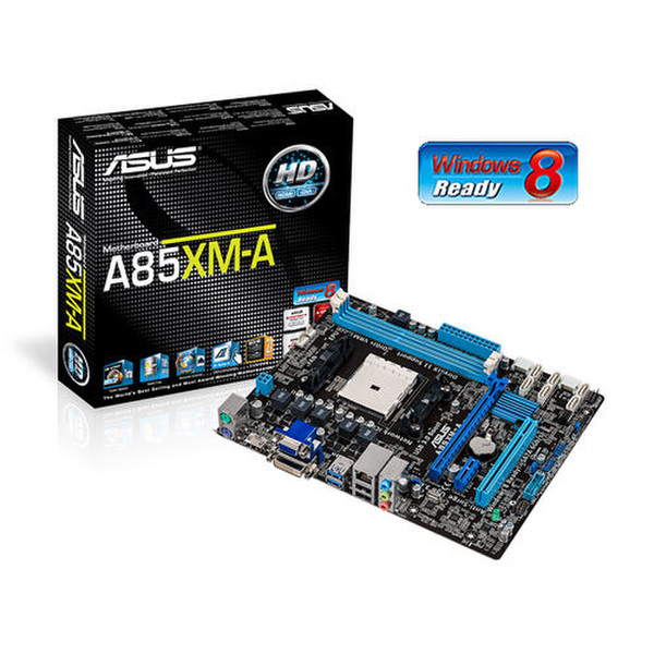 ASUS A85XM-A AMD A85X Socket FM2 Micro ATX motherboard