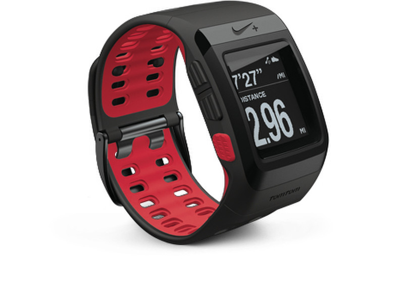 TomTom Nike + SportWatch GPS Черный, Красный спортивный наручный органайзер