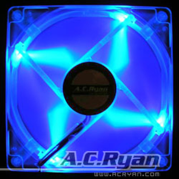 AC Ryan Blackfire4 UV LEDFan - 120mm UVBlue / 4x UV LED