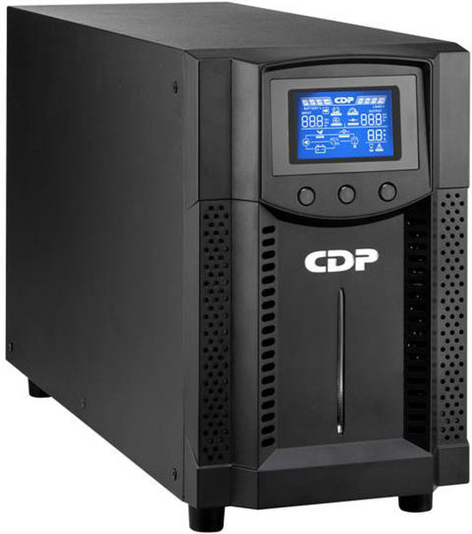 CDP UPO-1KVA 1000VA Kompakt Schwarz Unterbrechungsfreie Stromversorgung (UPS)