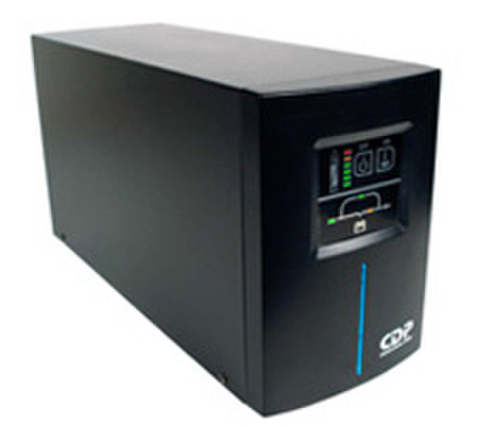 CDP UPO-2KVA 2000VA Compact Black uninterruptible power supply (UPS)