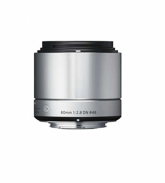 Sigma 60mm F2.8 DN Беззеркальный цифровой фотоаппарат со сменными объективами Telephoto lens Cеребряный