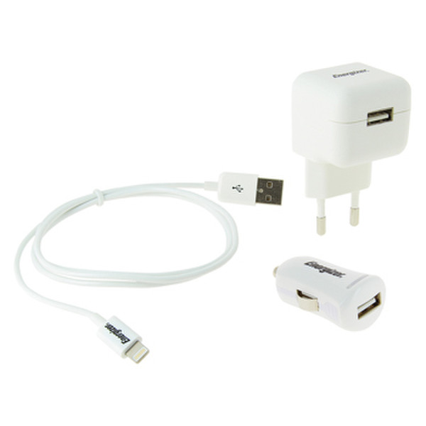 Energizer EZ-APHT07 Auto,Indoor White mobile device charger