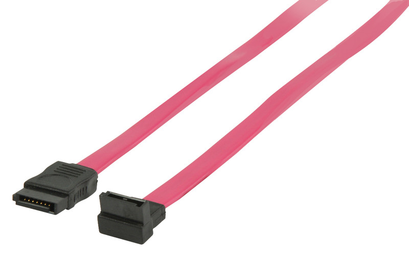 Valueline VLCP73110R05 0.5m SATA III 7-pin SATA III 7-pin Red SATA cable
