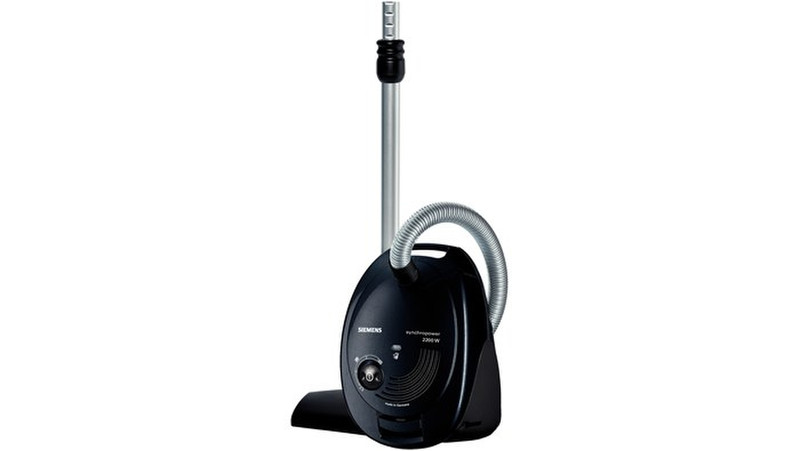 Siemens VS06G2200 Cylinder vacuum cleaner 4L 2000W Black vacuum