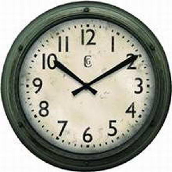 Geneva Décor Wall Quartz wall clock Kreis Grau, Weiß