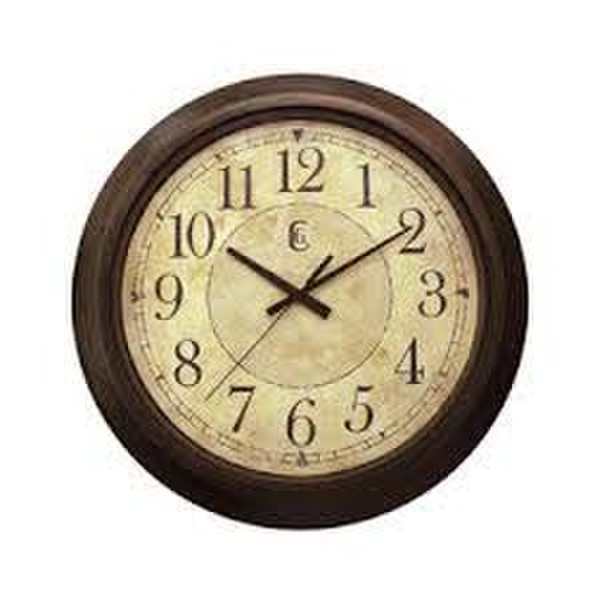 Geneva Décor Wall Quartz wall clock Circle Beige,Brown