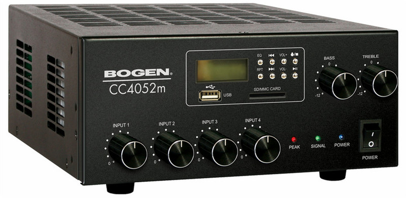 Bogen CC4052M Дома Проводная Черный усилитель звуковой частоты