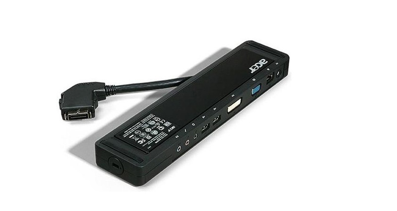 Acer LC.D0100.007 USB 2.0 Черный док-станция для ноутбука