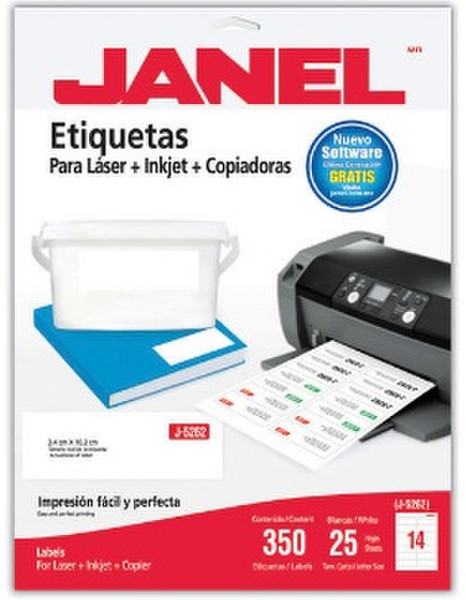 Janel 1085262101 self-adhesive label