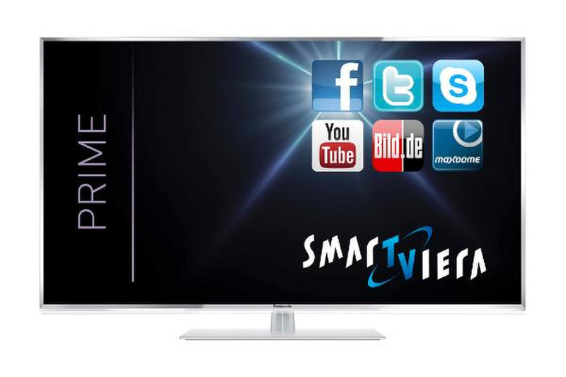 Panasonic TX-L50ETW60 50Zoll Full HD 3D Smart-TV WLAN Aluminium LED-Fernseher