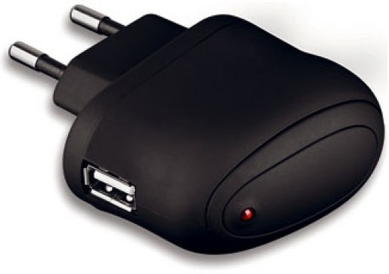 Techly IPW-USB-2A1P Для помещений Черный зарядное для мобильных устройств