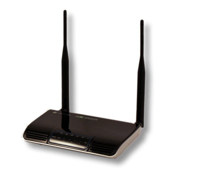 Techly I-WL-ADSL-300T Dual-Band (2,4 GHz/5 GHz) Schnelles Ethernet WLAN-Router