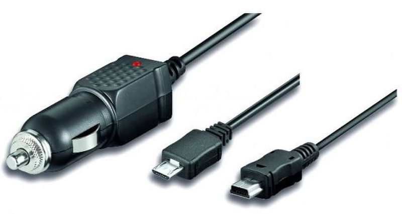 Techly Mini-USB / Micro-USB 12V 2A Auto Adapter IPW-CAR-DUAL