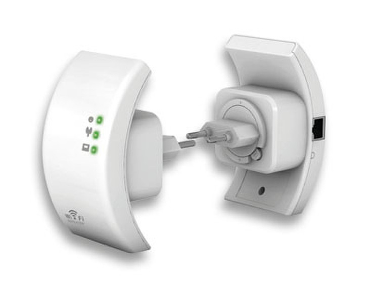 Techly 300N Wireless Repeater (Range Extender) with WPS I-WL-REPEATER