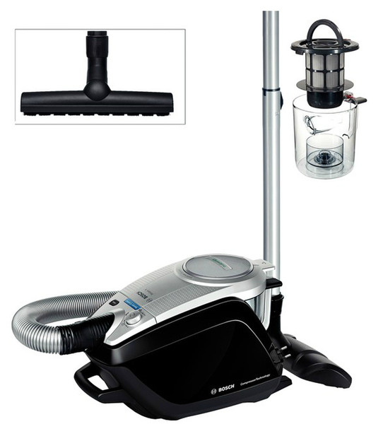 Bosch BGS51230 Zylinder-Vakuum 3l 1200W Schwarz, Silber Staubsauger