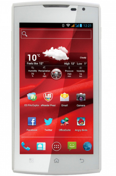 Prestigio MultiPhone 4500 DUO 4GB Weiß
