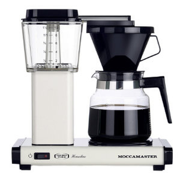 Moccamaster K 741 Drip coffee maker 1.25L 10cups White