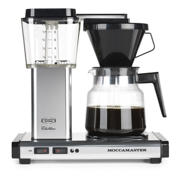 Moccamaster K 741 Drip coffee maker 1.25L 10cups Silver