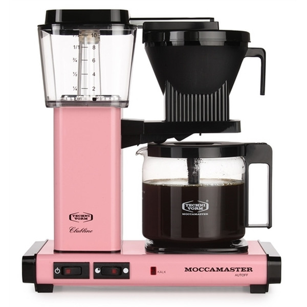 Moccamaster KBGC982 AO freestanding Drip coffee maker 1.25L 10cups Pink