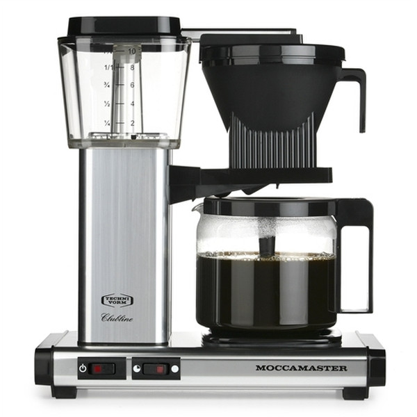 Moccamaster KBG741 AO Drip coffee maker 1.25L 10cups Silver