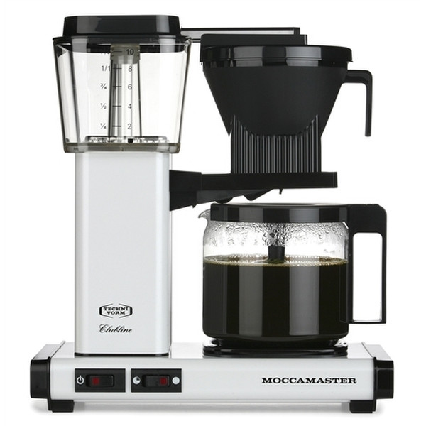 Moccamaster KBG741 AO Drip coffee maker 1.25L 10cups White