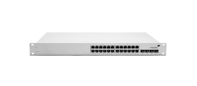 Cisco Meraki MS22P Managed network switch L7 Gigabit Ethernet (10/100/1000) Energie Über Ethernet (PoE) Unterstützung Silber