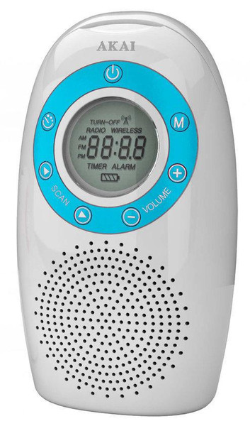 Akai APR06 Tragbar Digital Weiß Radio
