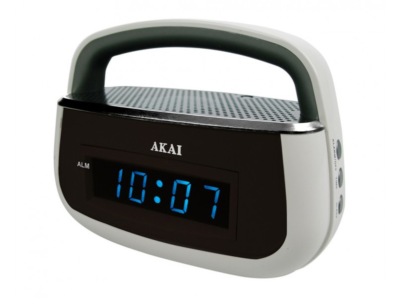 Akai AC-210W Часы Белый радиоприемник