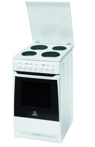 Indesit KN3E11(W)/I S Freestanding Sealed plate B White cooker