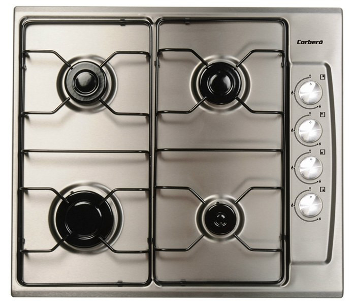 Corbero CCP4GB60X built-in Gas Stainless steel hob