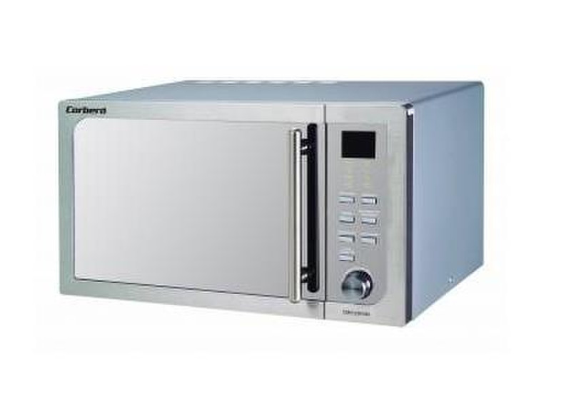 Corbero CMIC23EGM Countertop 23L 800W Mirror,Stainless steel microwave