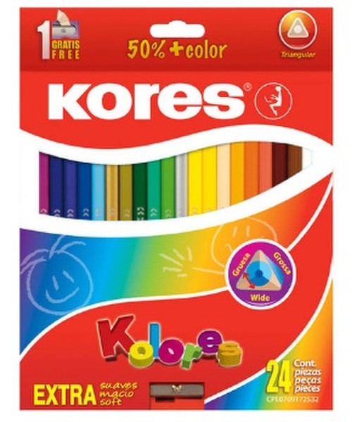 Kores 7501037044645 24pc(s) colour pencil