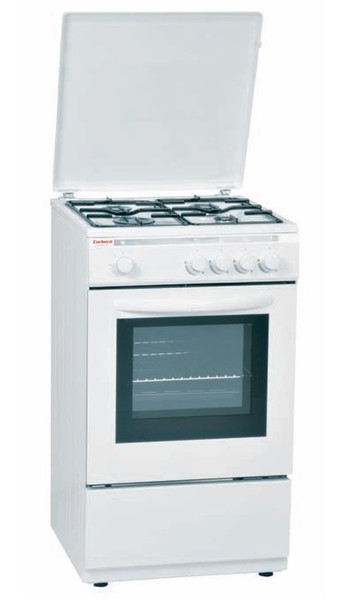 Corbero CC4GN50W Freestanding Gas hob White cooker