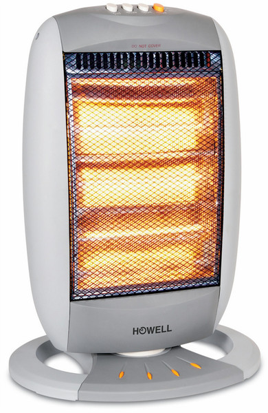 Howell HO.SA1208 Floor 1200W Grey Halogen electric space heater