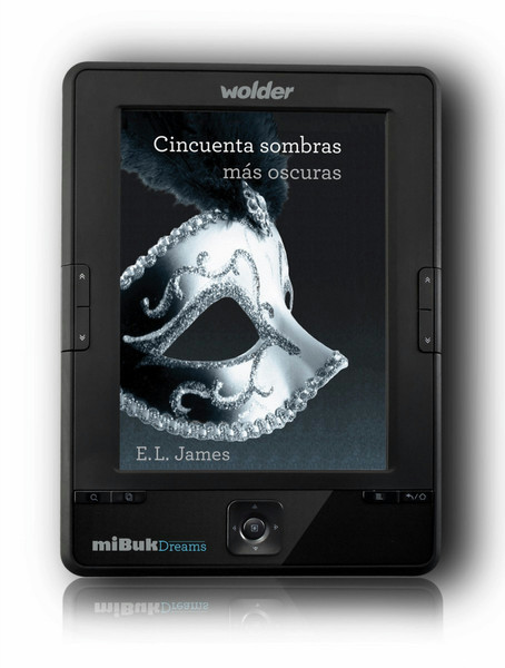 Wolder miBuk DREAMS CINCUENTA SOMBRAS 6" 4GB Black e-book reader