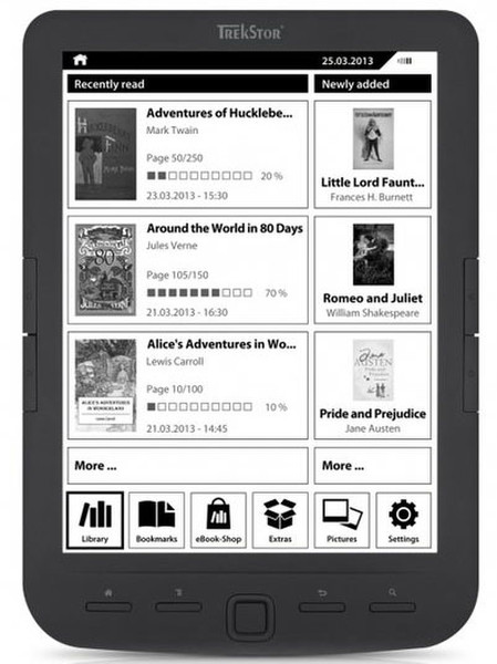 Trekstor Pyrus maxi 8" 4GB Black e-book reader
