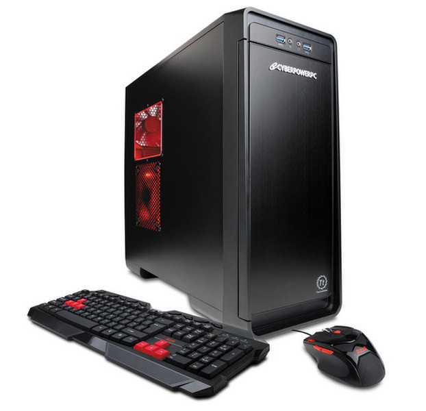 CyberpowerPC GXi600 3.4GHz i5-4670K Desktop Black,Red PC