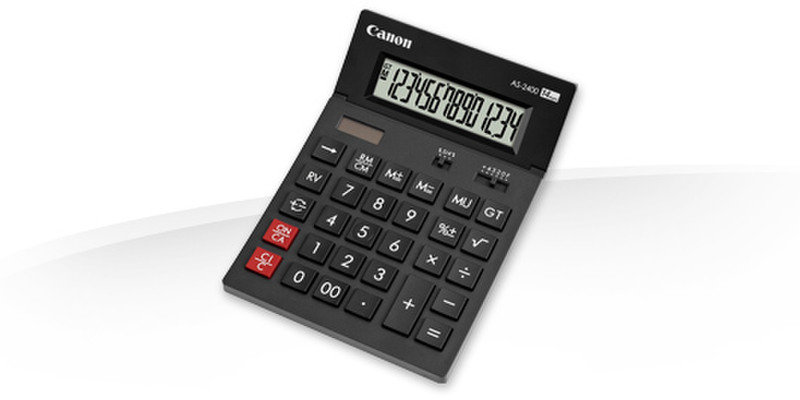 Canon AS-2400 Настольный Display calculator Черный