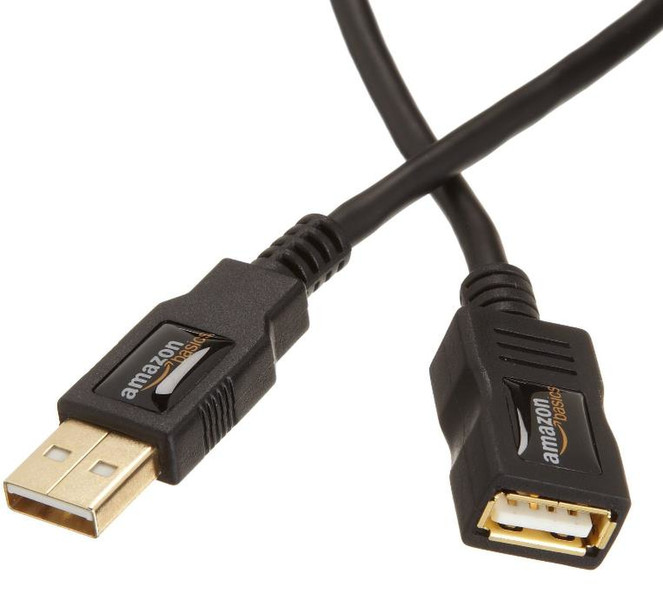 AmazonBasics 1 m, USB 2.0/USB 2.0, M/F