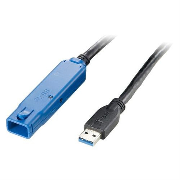 LogiLink 10m USB 3.0 M/M 10м USB A USB A Черный